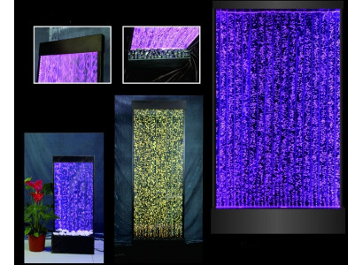 LED Waasserwand Wandpaneel mat Waasserblasen Designer Waasserwand