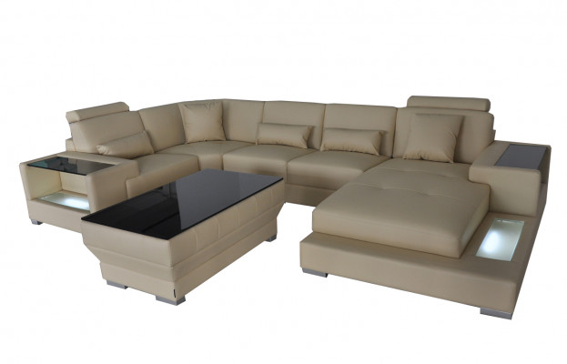 Lieder Sofa Gaang Still-Polster Eck Designer Garnitur Wunnlandschaft Garnituren Eck Neie.