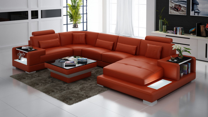 Lieder Sofa Gaang Still-Polster Eck Designer Garnitur Wunnlandschaft Garnituren Eck Neie.