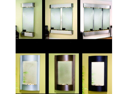 Led Waasserwand Design Waasser Sailen Waasserfall Bild Kader 56*117