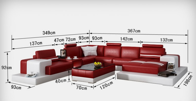 Liederkanapé Canapé Wunnlandschaft Eckkanapé Eck Garnitur Dekor Design Modern