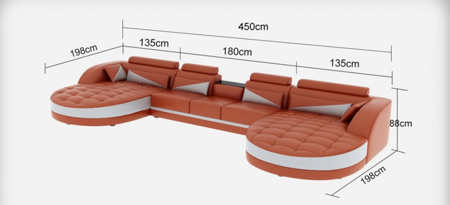 Lieder Sofa Modern Couch Polster Wunnlandschaft + Dësch Couchen Sëtz Eck Design