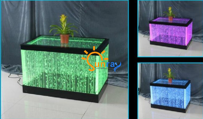 Design Dësch Couchtisch Waassersail Sail Waasser Sofa Dëscher LED