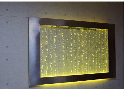 Geleet Waasserwand Design Waasser Sailen Waasserfall Bild Mauer Aquarium