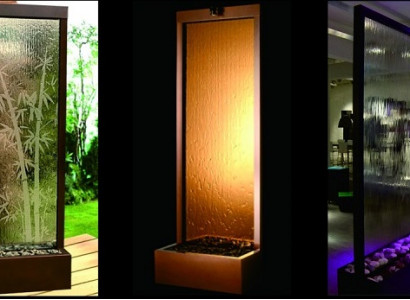 Wandpaneel Led Waasserwand Waasser Wänn Blosen Wand Waasserwand