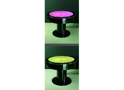 Design Dësch Couchtisch Waasser Sail Sailendëscher Canapé LED beliicht