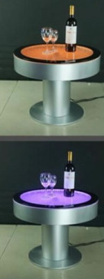 Design Dësch, Couchtisch, Waasser Sailen, Sail, Waasser, Canapé, LED beliicht