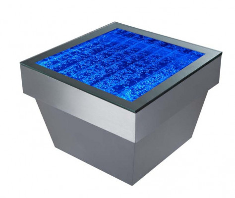 Design Dësch Couchtisch Waasser Sail Kolonn Dekor Waasser Sofa Dëscher LED