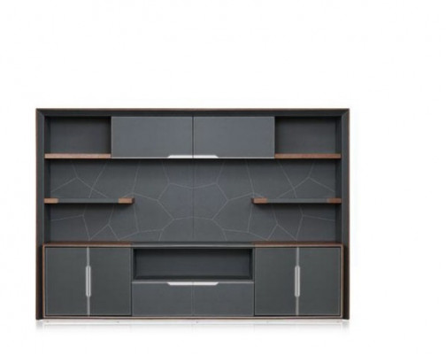 Büro Bibliothéik Dossierenschaf Regal Miwwelen Luxus Schaf Schief