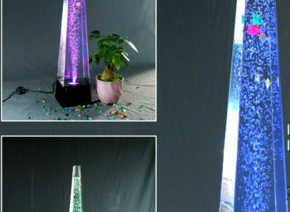 Waassersail 146cm Waasserwand Sail Wand Trennwand LED Beliicht.