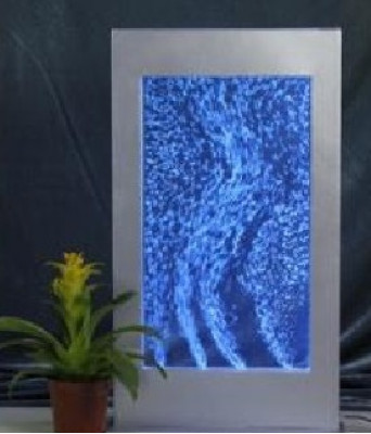 Wandpaneel LED Waasserwand Waasser Modern Maueren Waasser Blosen Dekorativ Mauer