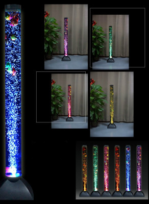 LED Waasser Sail 120cm Luuchte kloer Fëscher Dekoratioun Ständerlamp.