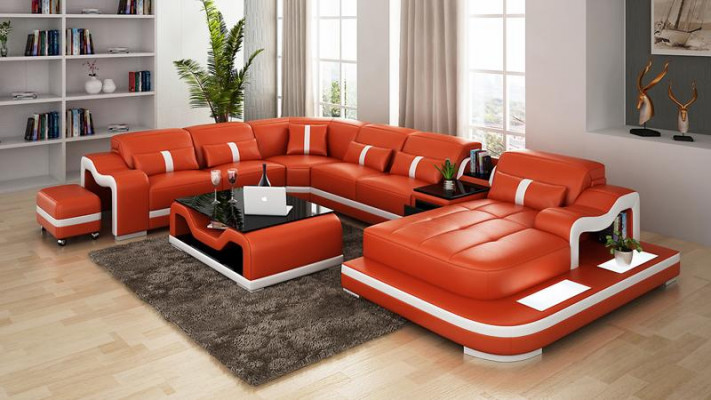 XXL Wunnlandschaft Eckssofa Polsters Eckgarnitur Ecksconch Sofa Polstersëtz Eck