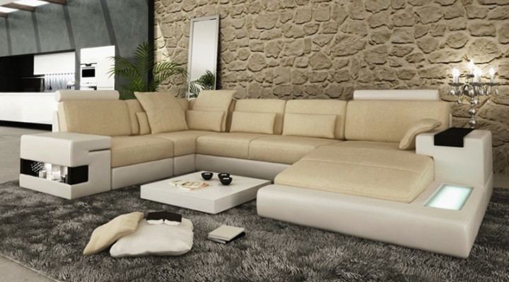 U Form Sofa Wunnlandschaft U Form Ecksofa Canapé Garnitur Bellini Polster Ecksofa