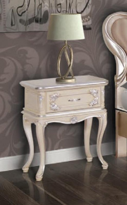 Luxus Schlofzëmmer Set Bett Nuetsdëscher Hocker Make-up Dësch Spigel Komplett Nei