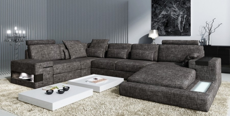Wunnraum Polster Couch Garnitur XXL Grouss Sofa Bellini Design Ledersofa Nei