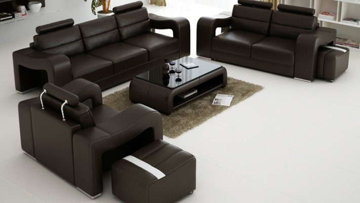3+2+1 Garnitur Lieder Sofa Couch Polster Couchen Sofas Luxus Nei Wunnlandschaft