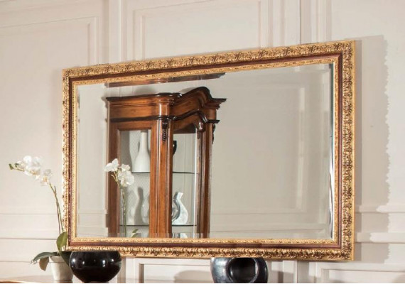 Iesszëmmer Garnitur Vitrine Schaf Kommode Spigel Anrichte Italien Miwwelen 3stéckeg