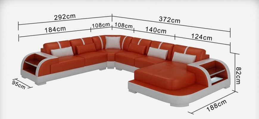 Modern Liederdivan Canapé Wunnlandschaft Design Eckdivan Eck Garnitur Divan Luucht USB