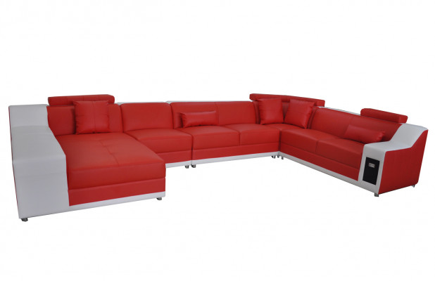 Wunn Lieder Landschaft Sofa mat USB, Polster Garnitur Sofas Sëtz Garnituren Nei