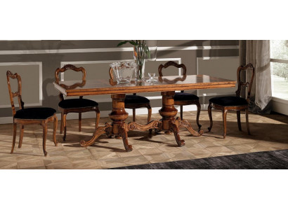 Iessdësch Luxus Dësch Massiv Holz Miwwel Italien Iesszëmmer Dëscher
