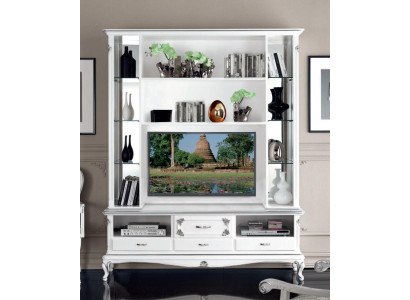 Wunnzëmmer Wandreesenschaf TV Schaf Wandschraenker Regal Holz Wunnzëmmer Miwwelen Nei
