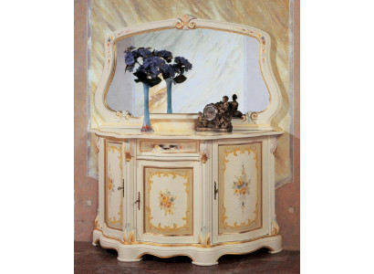 Elegant Stil Miwwelen Schlofkummer Kommode Schaf Klassesch Anrichte mat Spigel