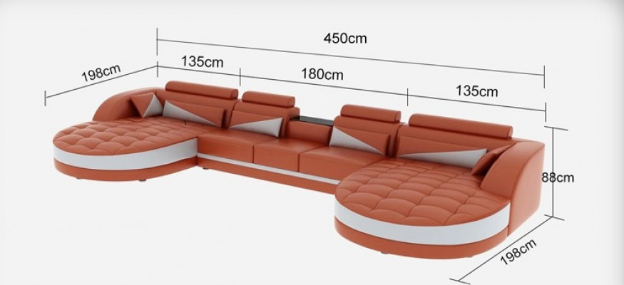 Eckcouch Ecksofa Design Polstersët Eckgarnitur Sofa Wunnlandschaft Couch Dësch USB