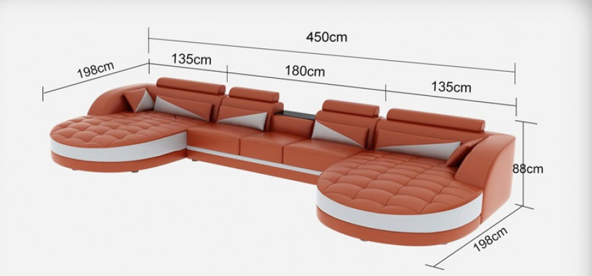 Lieder Eck Canapé Eck Wunnlandschaft Garnitur Design Moderne Canapéen Canapéen UForm G8018