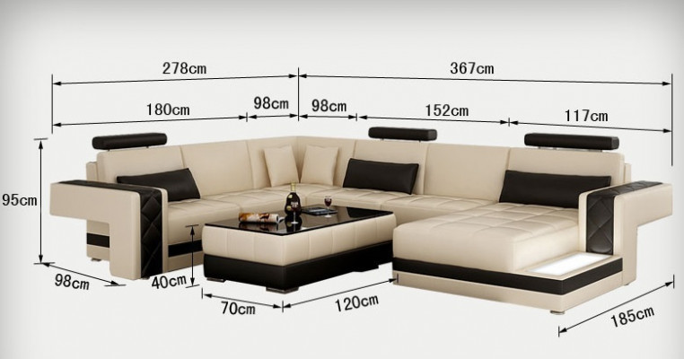 Modern Liederkanapé Canapé Wunnlandschaft Eckecksofa Ecke Garnitur Dekor Design