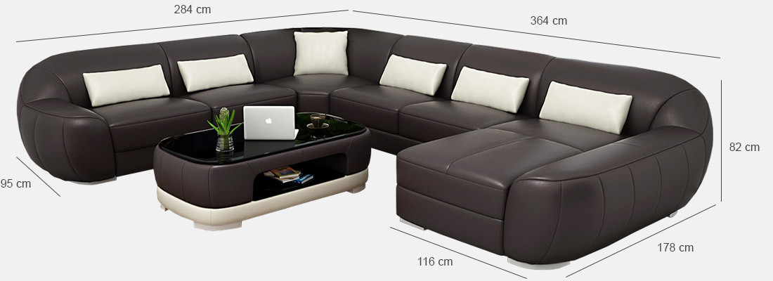 Modern Ledersofa Ecksofa Wunnlandschaft Sitz Polster Couch Garnitur Nei FEo