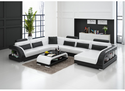Canapé-Set mat USB Polstersofa Set 3+2+1 Lieder Couchen Sofas Komplett