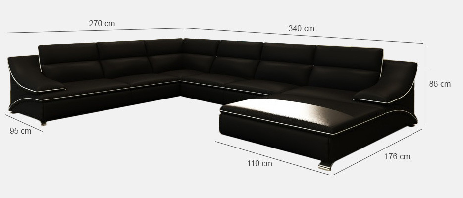 Liederdivan Canapé Sofagarnitur Nei 3+2+1 Sëtzer Garnitur Design Modern Sofa