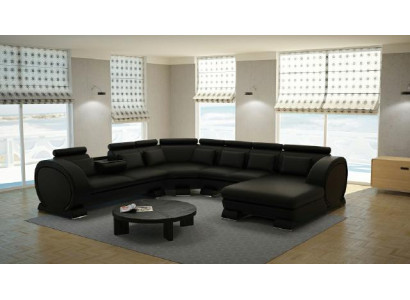 Ecksofa Sofa Wunnlandschaft Canapé Lieder Sofae Eck Garnitur Vigo-K U Form Nei