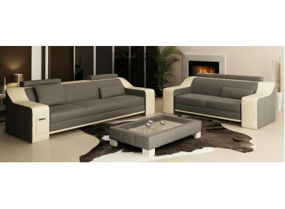 Lieder Canapé Set Canapé Couch Sëtz Polster Garnitur Canapé Garnitur 3+2+1 Canapéen HuttenG