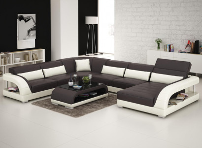 Wunnlandschaft Polster Eckcouch Ecksofa + USB Garnitur Landschaft Lieder Sëtz