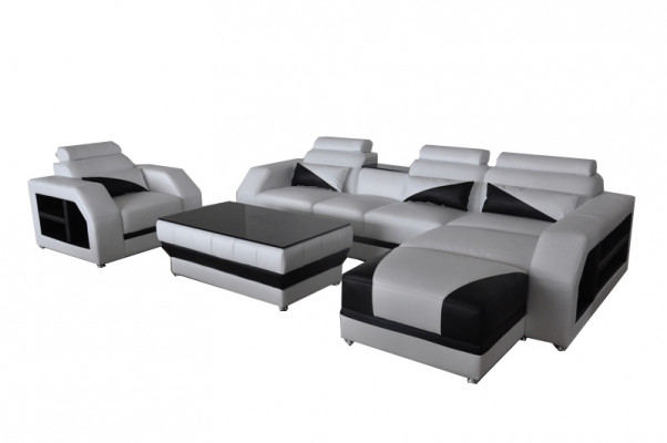 Sofa Garnitur Polster Sëtz Set Eck Sëtz Lieder Sofas Sëtz Dësch Couch