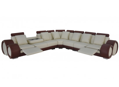 Design XXL Lieder Gepolsterten Sëtz Zëmmer Eck Wunnzëmmer Sofa Couch Designer