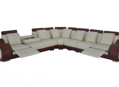 Design XXL Lieder Gepolsterten Sëtz Zëmmer Eck Wunnzëmmer Sofa Couch Designer