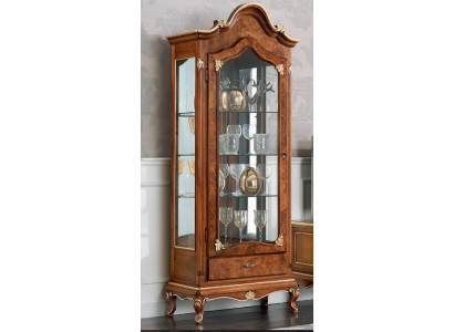 Schief, Holzvitrinen, Glas, Schaf, Massivholzwäitrine, Wunnzëmmer, Miwwelen, Kommod.