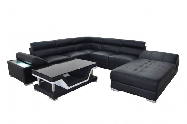 Design Lieder Wunnlandschaft Ecksofa Modern Garnitur Couch Ecker Nei Gro USB