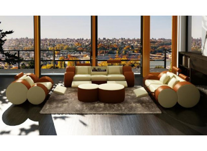 Lieder Sofa 3+2+1 Mat USB Relax Canapé Sofagarnitur Couchgarnitur Polstergarnitur