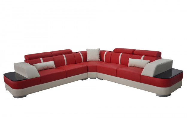 Lieder Sofa Wunnlandschaft Garnitur Design Modern Eck Sofen Luxus L-Form G8026B