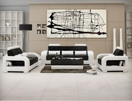 Designer Garnitur Sofagarnitur mat USB, Polster Sofa Polstergarnitur Nei H2209