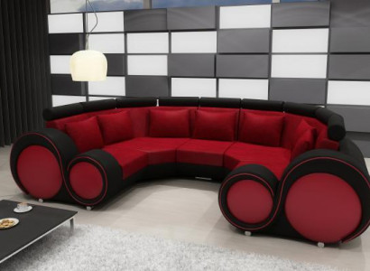 Wunnlandschaft Textil Canapé Microfaser Polstersëtzt XXL Nei Sofa Stoff USB