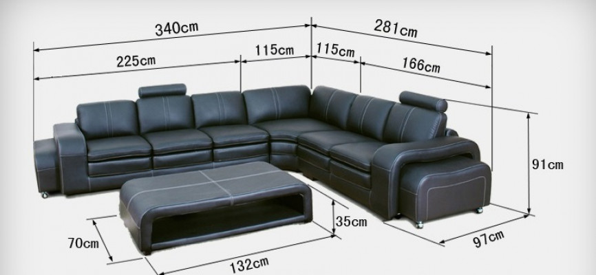 Lieder Canapé Wohnlandschaft Eck Garnitur Design Canapé L-Form A1109B Canapéen Couchen