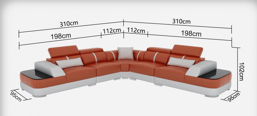 Liedersofa Polster Sëtz Ecksofa Dekor Garnitur Wunnlandschaft Wunnzëmmer