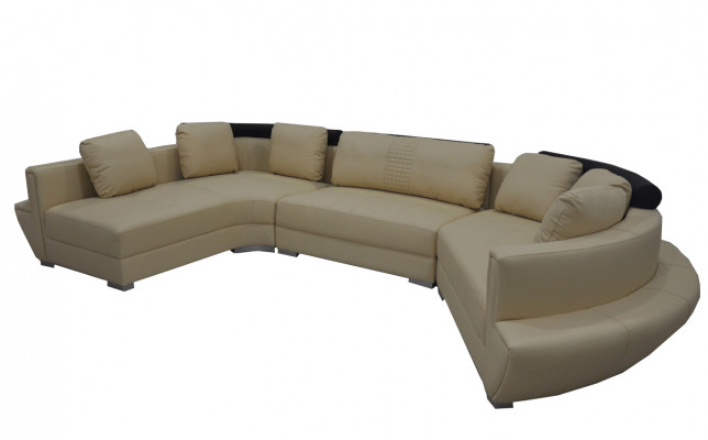 Ronn Eck-Sofa Couch Polster XXL Grouss Ronn Couchen Wunnlandschaft U-Form A1137