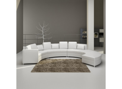 Ledersofa Canapé Wunnlandschaft Eckssofa Eck Garnitur Design Modern Sofa A1102