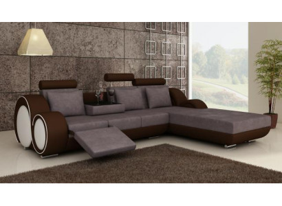 TEXTILSofa GARNITUR ECHECKSOFA ECHEKSOFA STOFFSOFA WOHNLANDSCHAFT COUCHGARNITUR NEI
